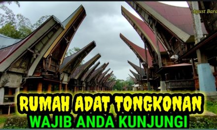 Rumah Tradisional Suku Toraja Dengan Ciri Khas Atap Melengkung
