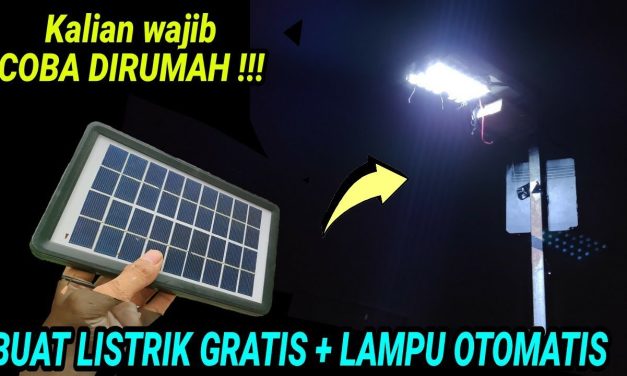 Teknologi Lampu Solar Memanfaatkan Panel Surya