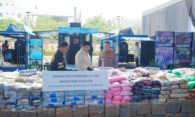 Pemusnahan Raksasa Narkoba Jadi Bukti Nyata Kinerja Polri