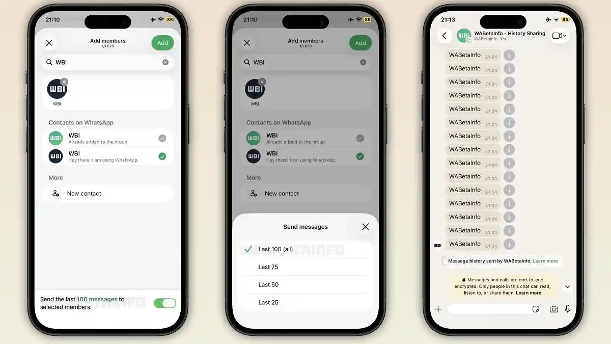 Update Gila WA! Member Baru Bisa Akses Chat Lama Di Grup