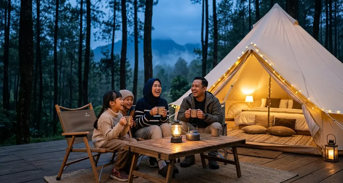 Tips Upgrade Glamping Mewah Bareng Keluarga