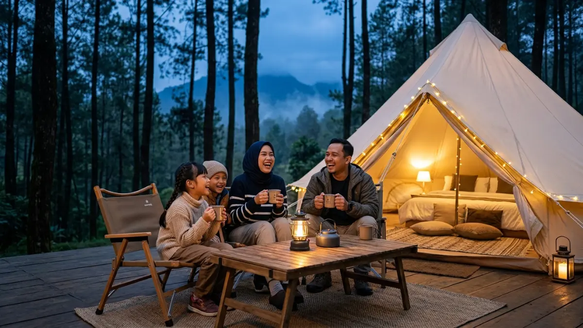 Tips Upgrade Glamping Mewah Bareng Keluarga